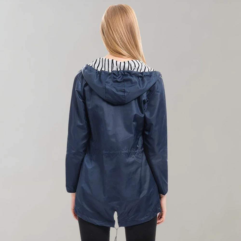 Damen Kapuze Regenjacke | Lange - Image 5