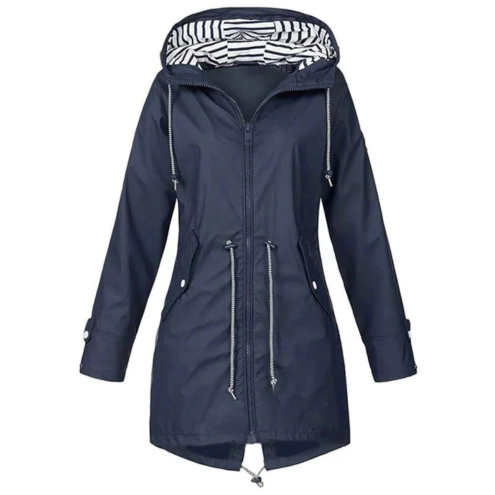 Damen Kapuze Winddichte RegenJacke | Langarm - Image 2