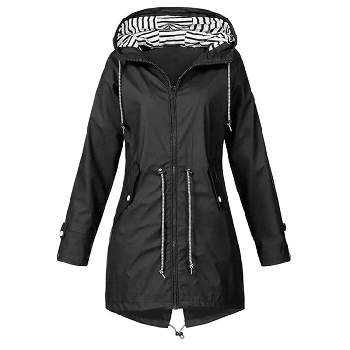 Damen Kapuze Winddichte RegenJacke | Langarm - Image 6