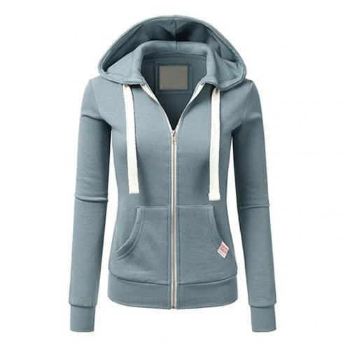 Damen-Kapuzenpullover mit Reißverschluss und Kapuze | Winter - Image 4