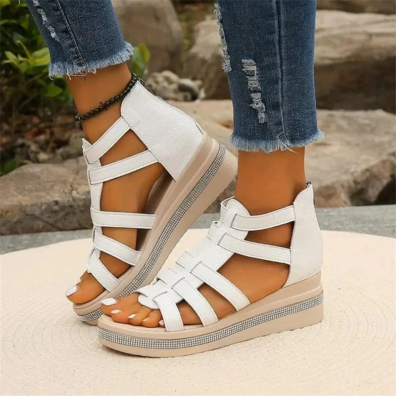 Damen Keil-Sommersandalen | Bequeme - Image 8