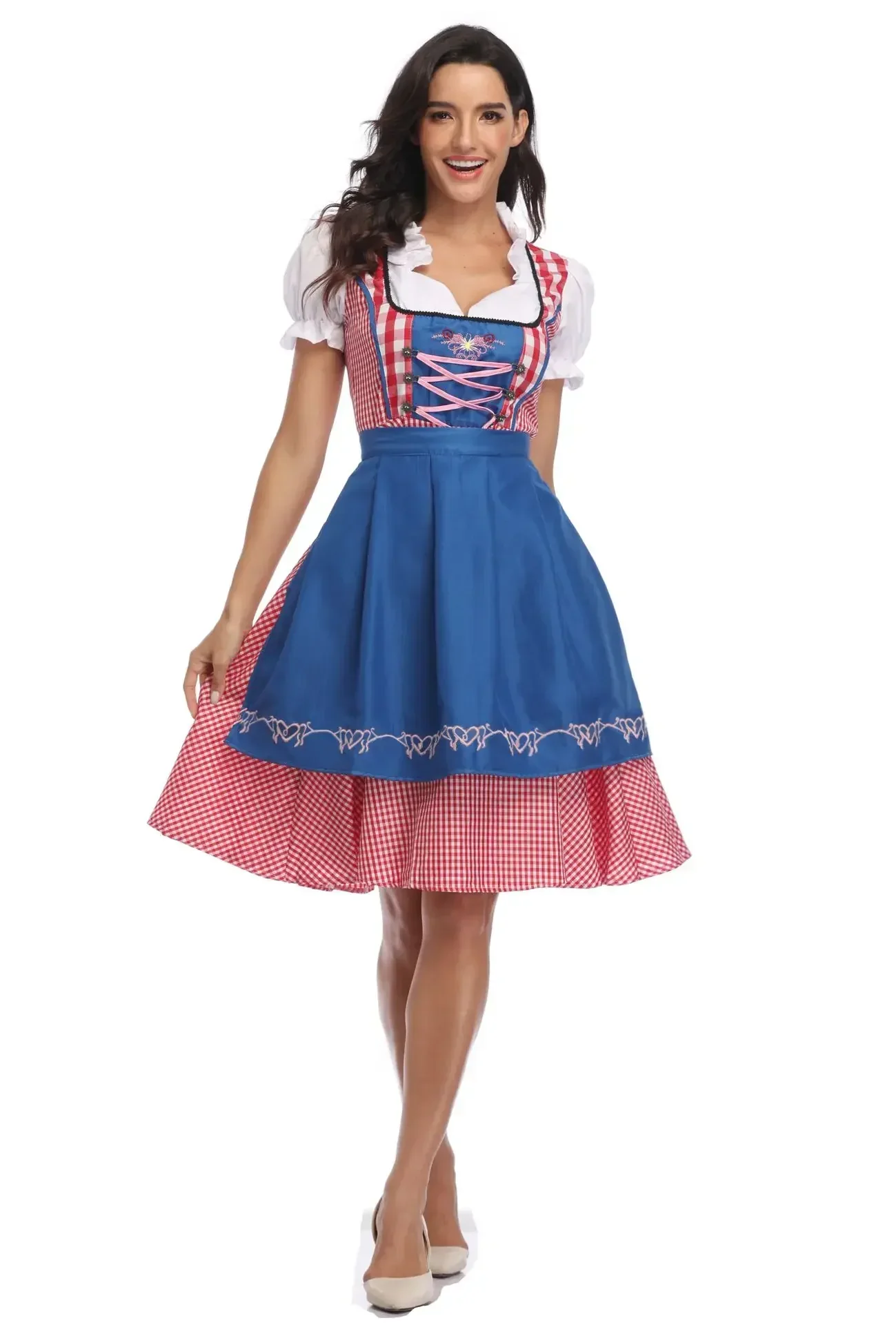 Damen Klassisch Oktoberfest Dirndl Kleid - Image 2