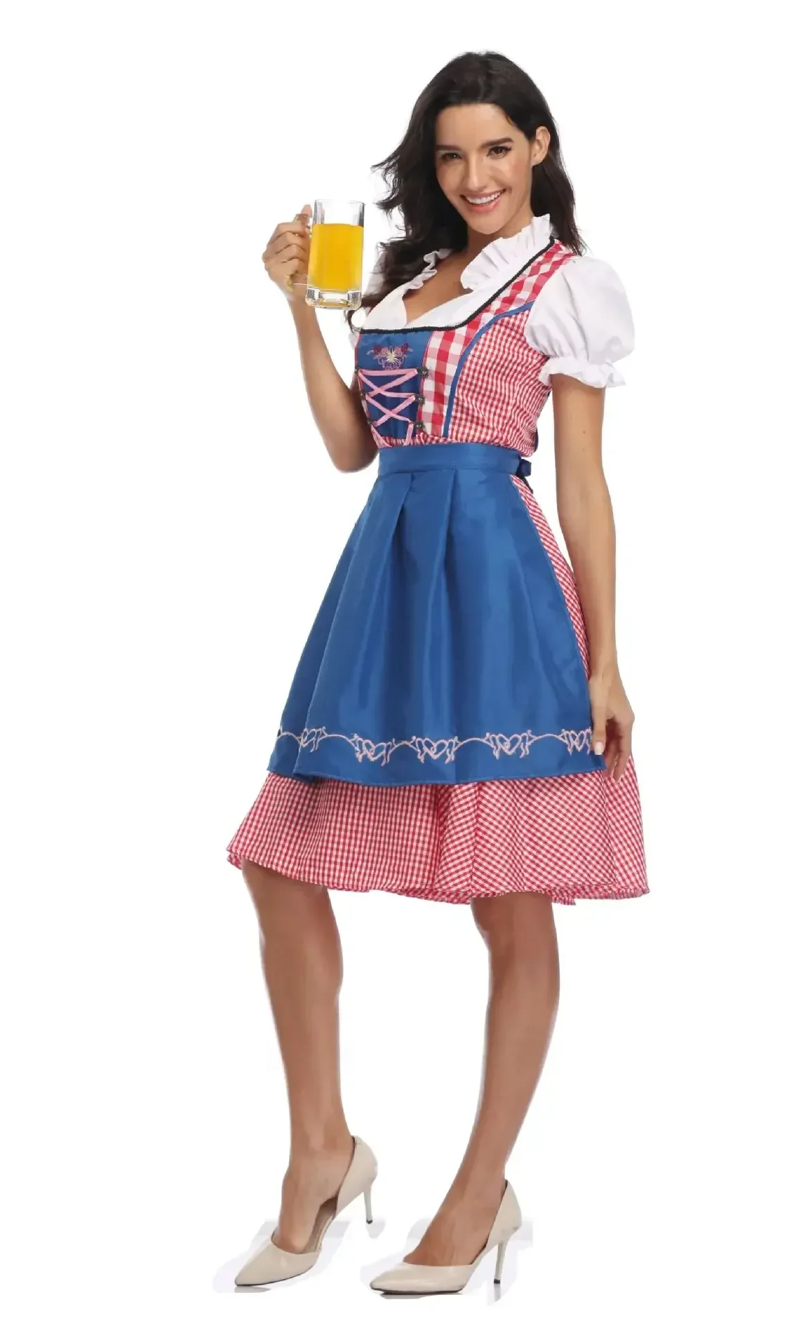 Damen Klassisch Oktoberfest Dirndl Kleid - Image 5