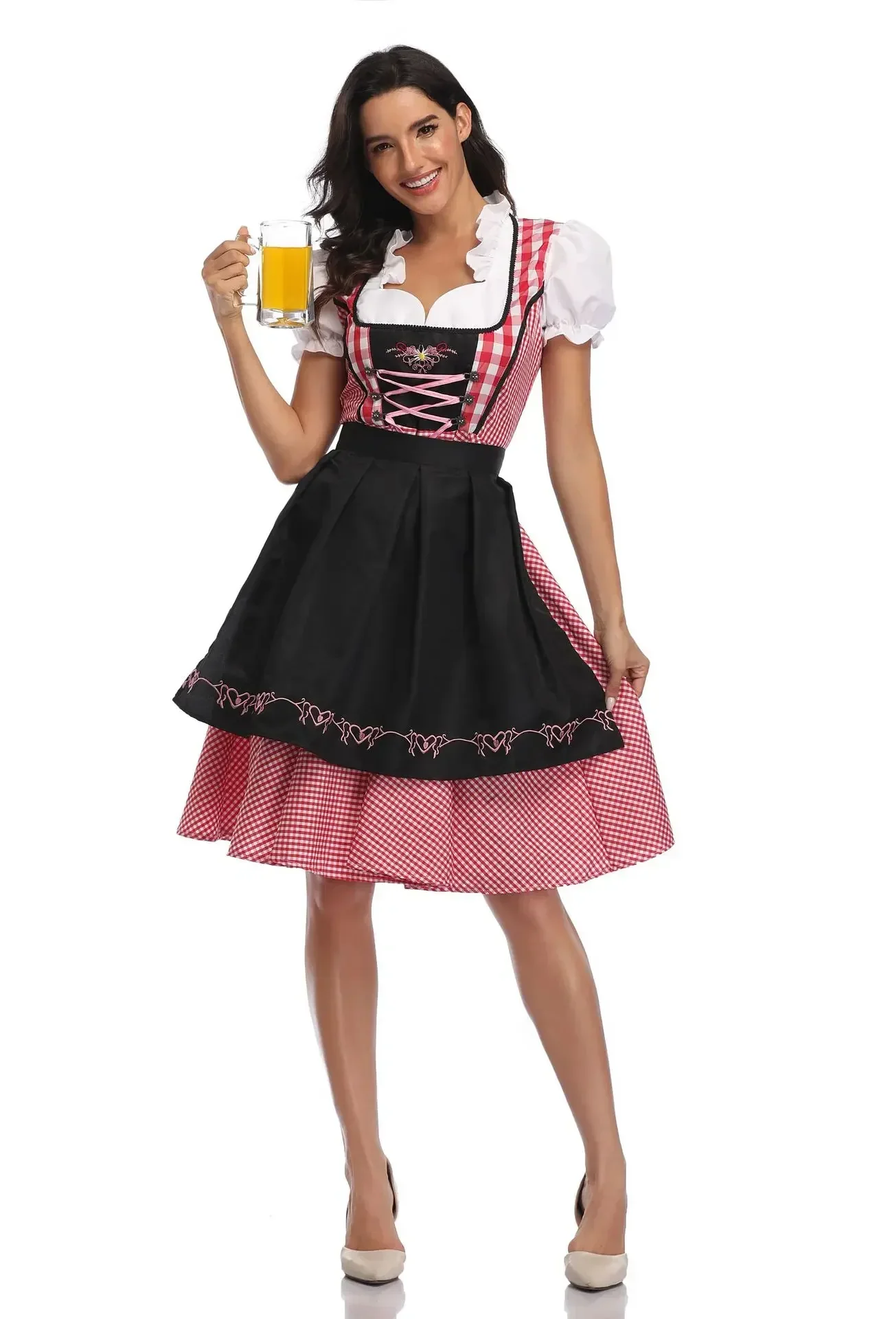 Damen Klassisch Oktoberfest Dirndl Kleid - Image 6