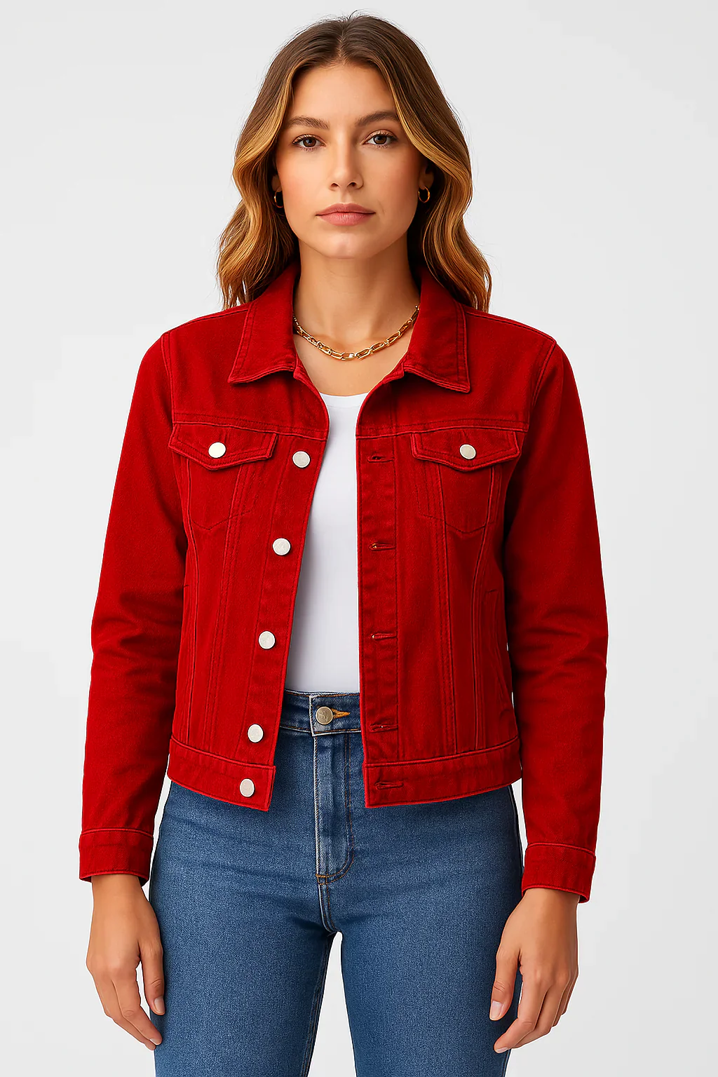 Damen klassische Jeansjacke | Leichte - Image 6