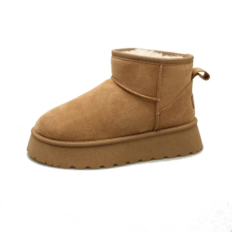 Damen Klassische Plattformstiefel mit Dicke Sohle - Image 6