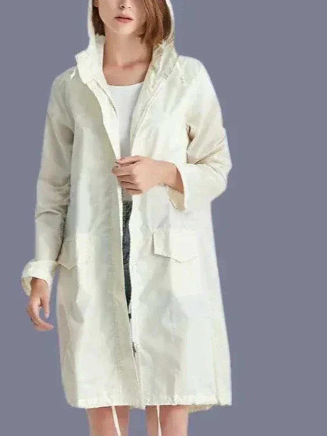 Damen klassischer Outdoor-Regenmantel | Wasserdichte - Image 10