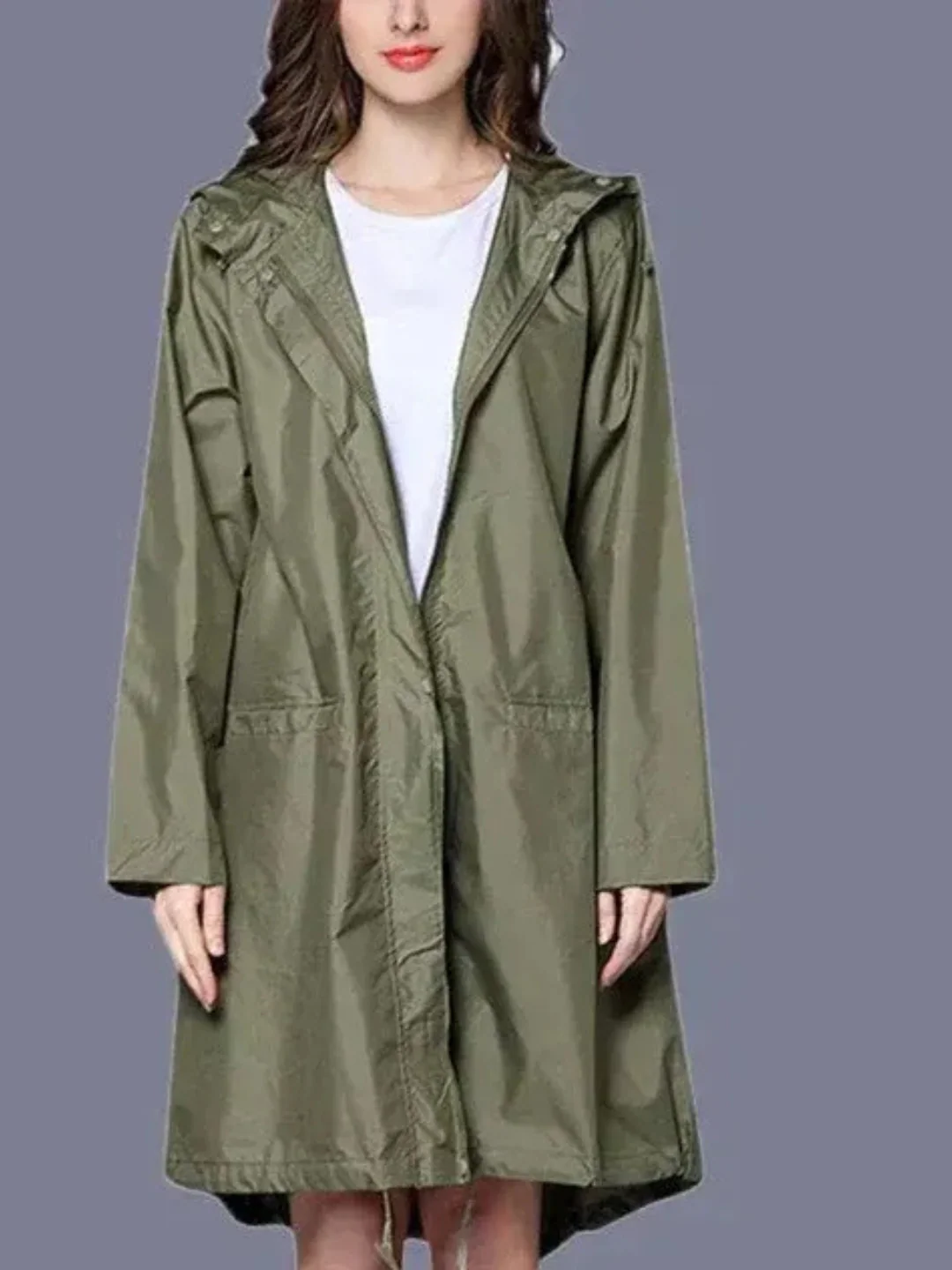 Damen klassischer Outdoor-Regenmantel | Wasserdichte - Image 5