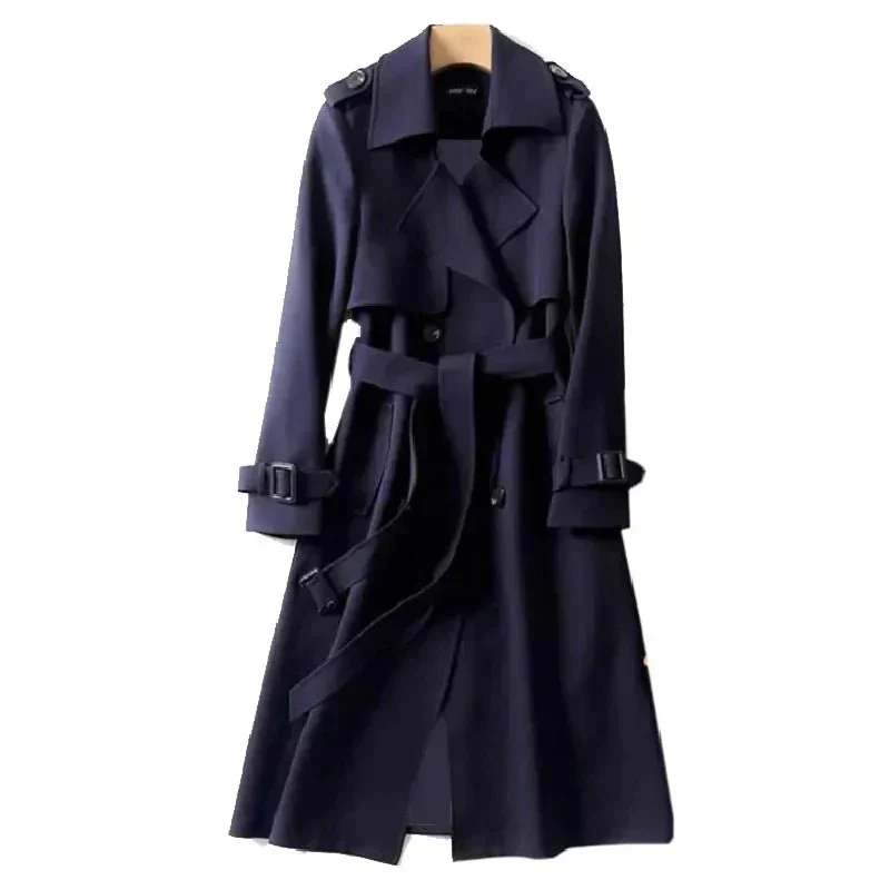 Damen Klassischer Trenchcoat | Lang Elegant - Image 5