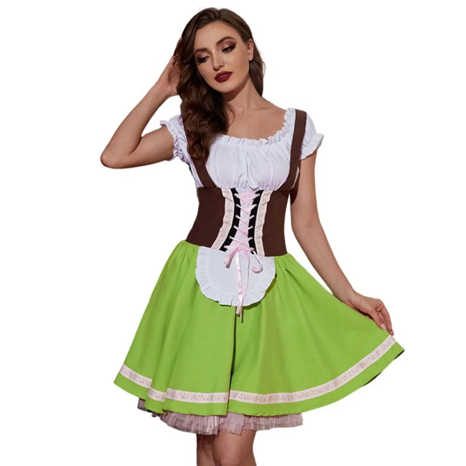 Damen Klassisches Deutsches Oktoberfest Dirndl Kleid - Image 2