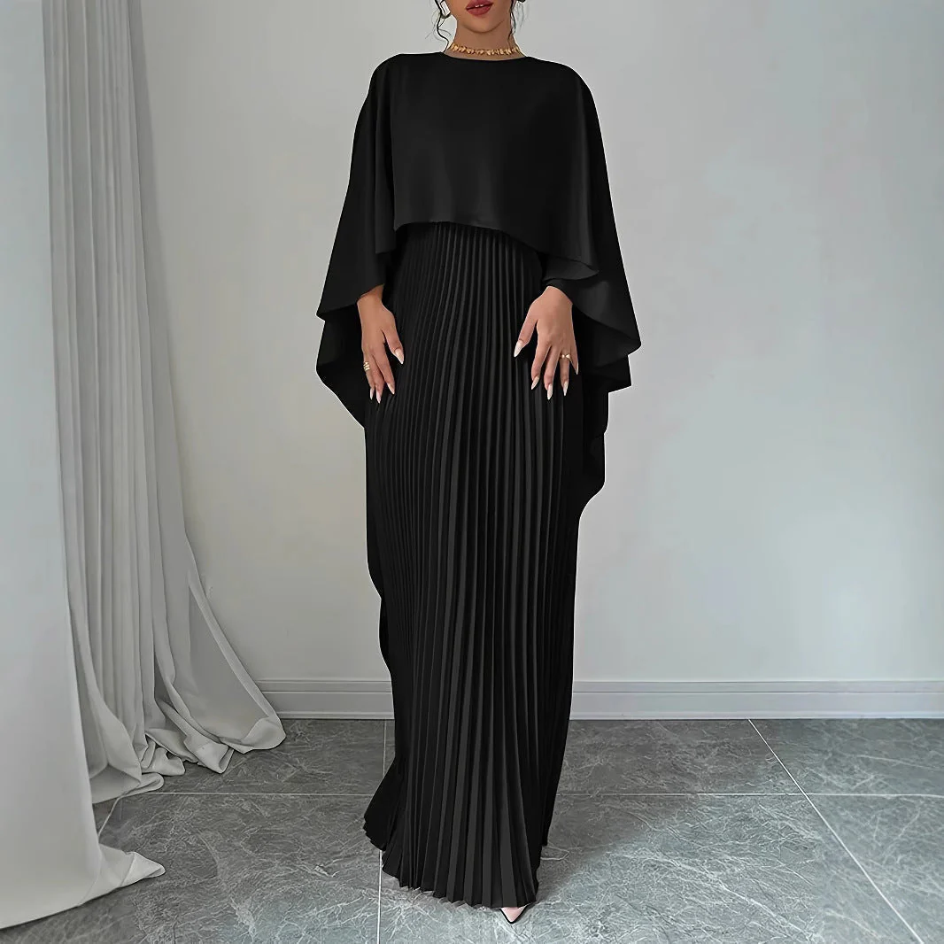 Damen Kleid | Lange Ausführung mit Plisseefalten - Image 4