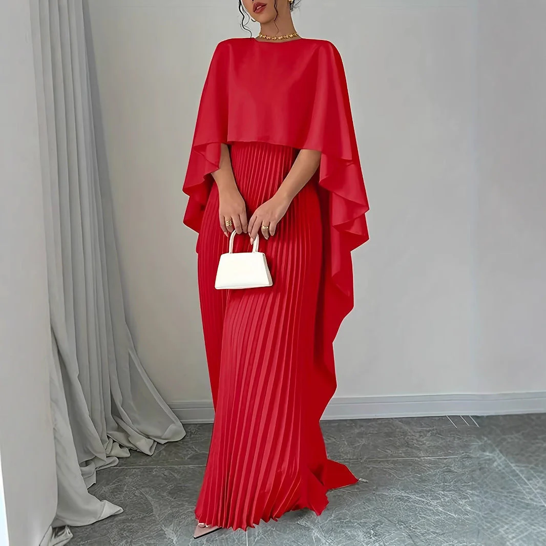 Damen Kleid | Lange Ausführung mit Plisseefalten - Image 5