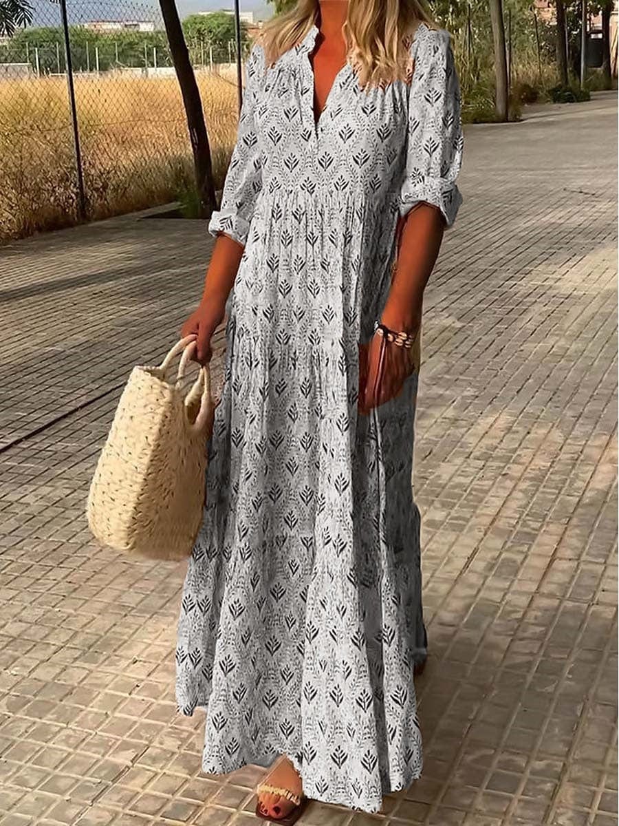 Damen Kleid | lange Maxi-Form mit gleichmäßigem Rockverlauf - Image 3