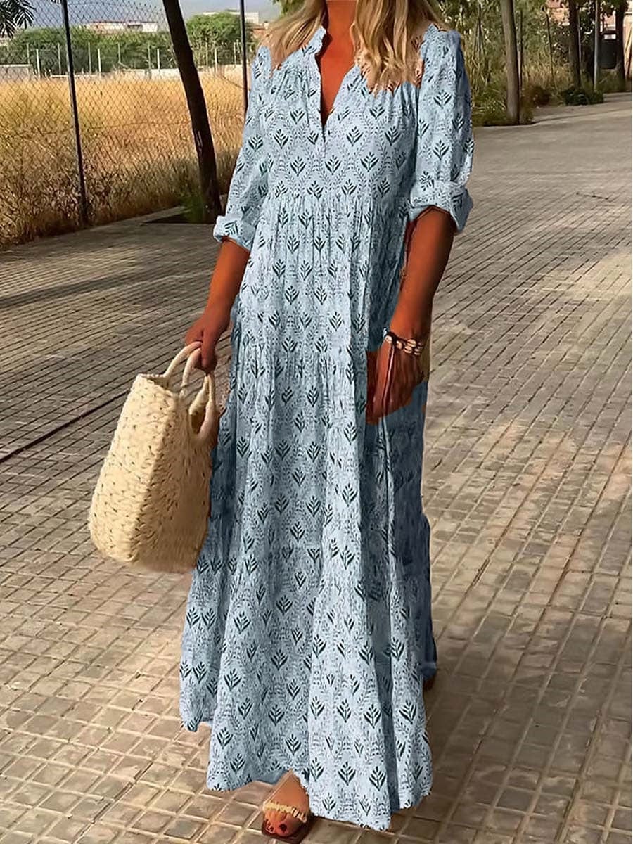 Damen Kleid | lange Maxi-Form mit gleichmäßigem Rockverlauf - Image 4