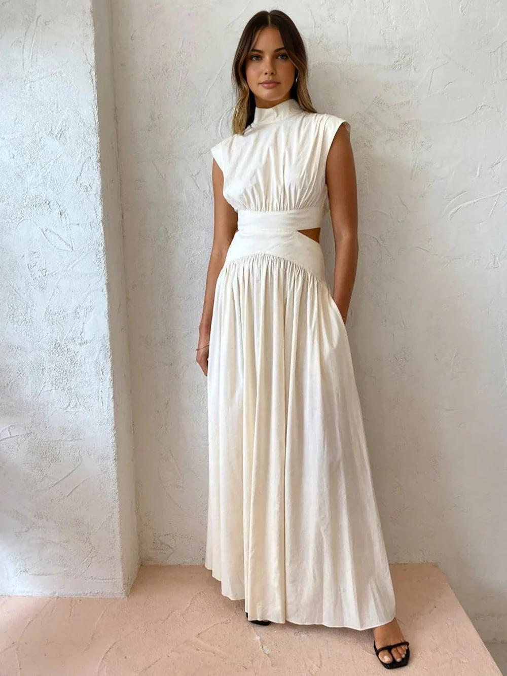 Damen Kleid | maxi Länge mit offenen Seitenpartien - Image 7