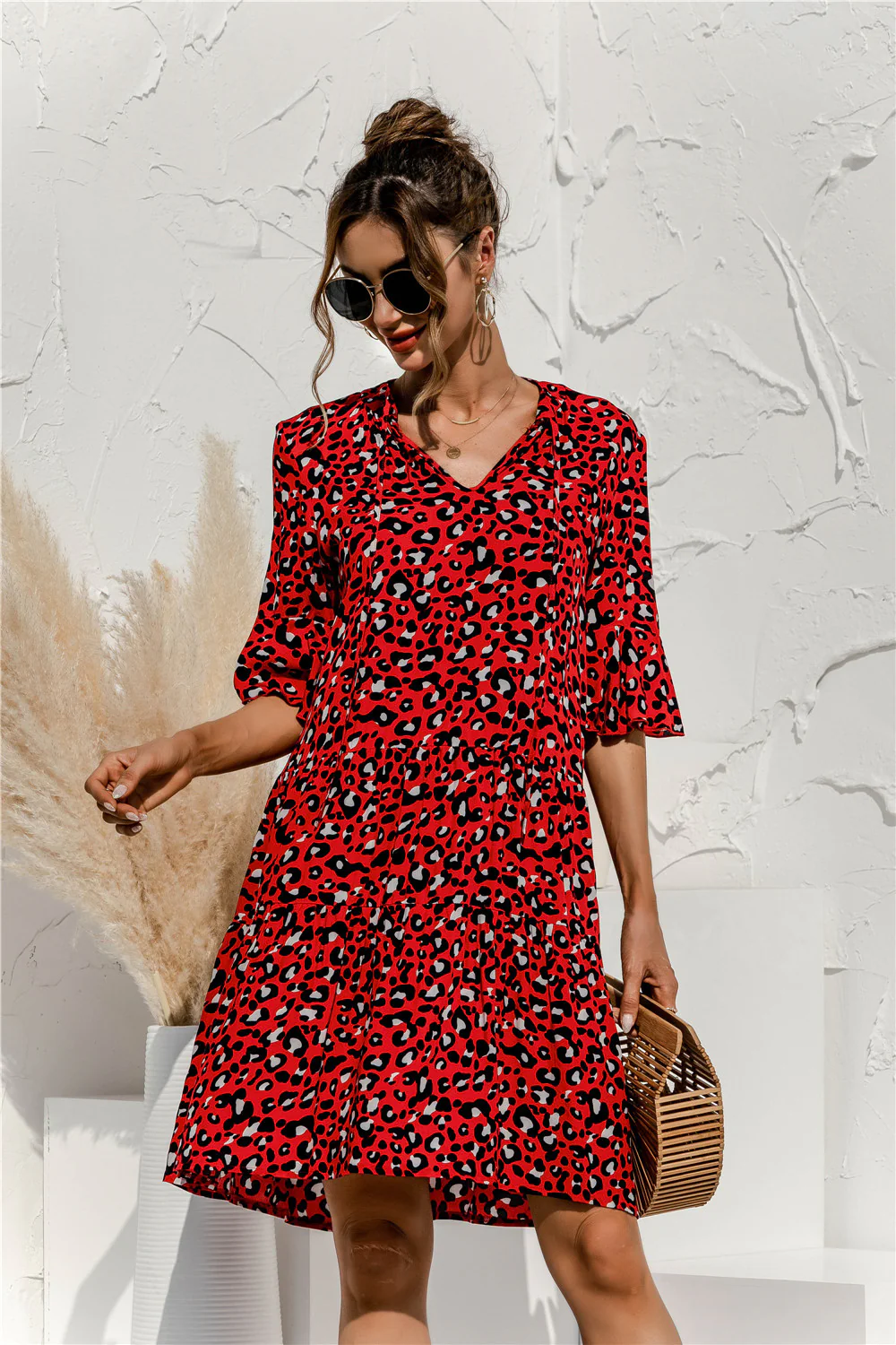 Damen Kleid Mini | tiefe Taille und gleichmäßige Schnittführung - Image 3