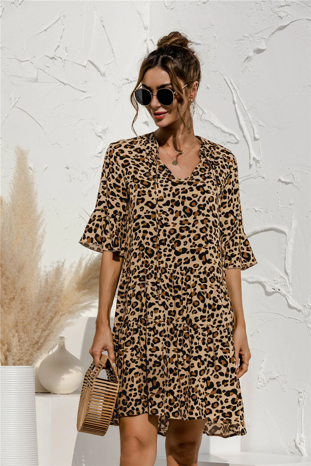 Damen Kleid Mini | tiefe Taille und gleichmäßige Schnittführung - Image 4