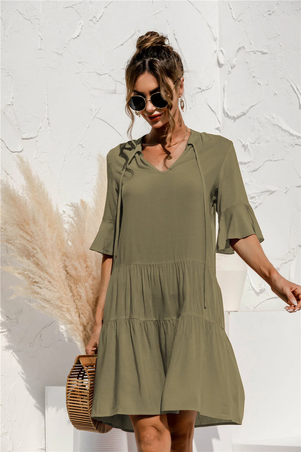 Damen Kleid Mini | tiefe Taille und gleichmäßige Schnittführung - Image 7