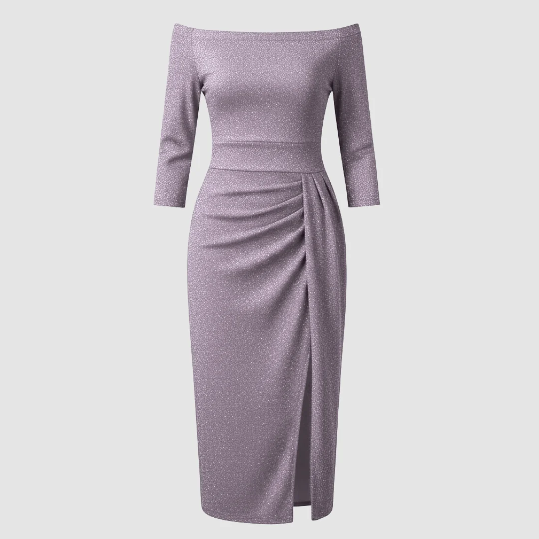 Damen Kleid | mittellange Form mit schulterfreiem Oberteil - Image 12