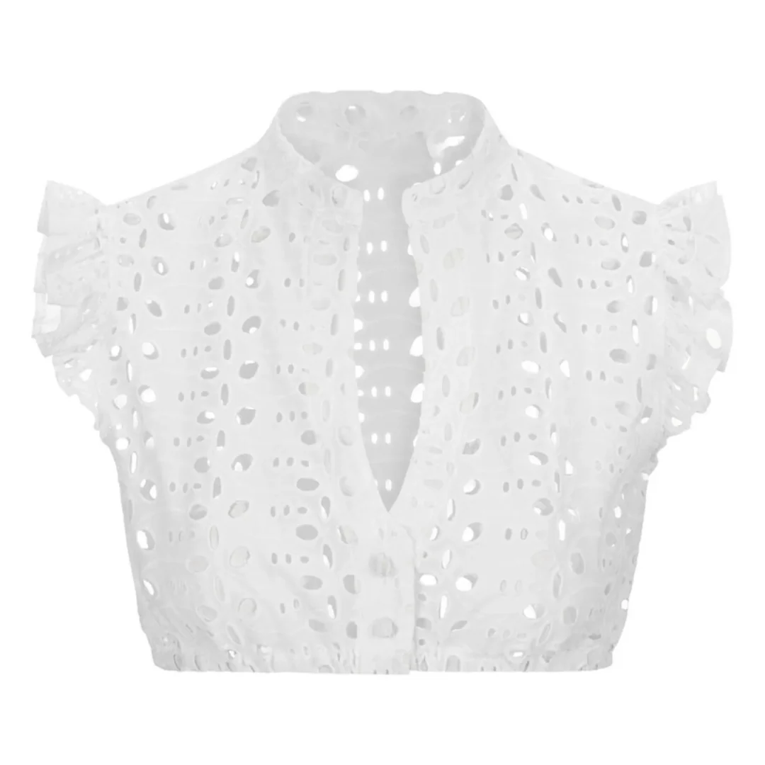 Damen Kurzarm Oktoberfest Dirndl Bluse - Image 2