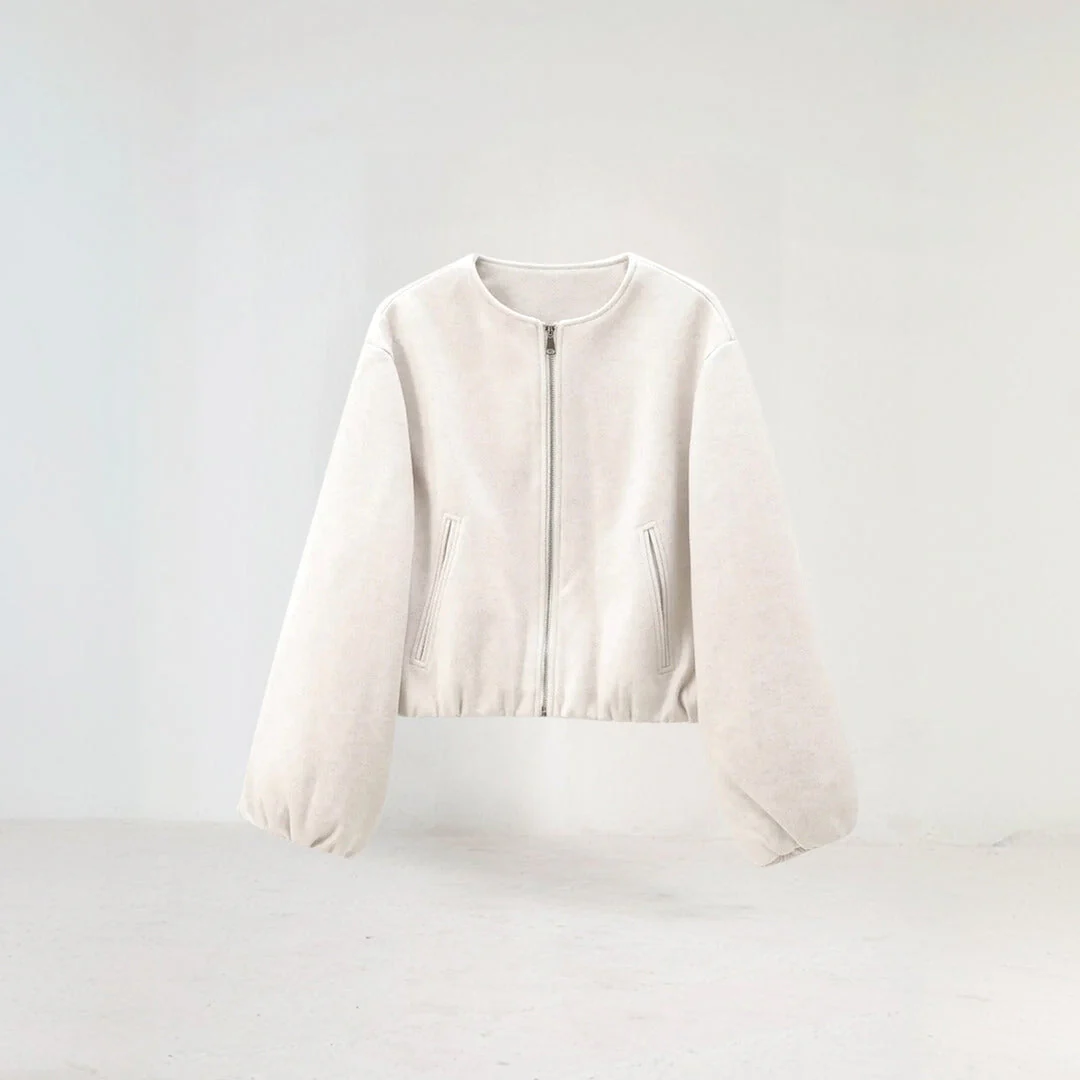 Damen Langarm Übergangsjacke | Gekürzte Passform - Image 4