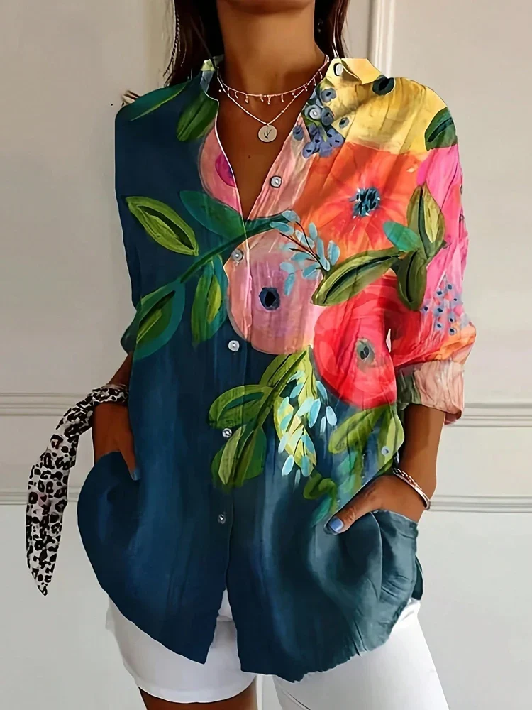 Damen Lässig Button Down Hemd | Leicht - Image 4
