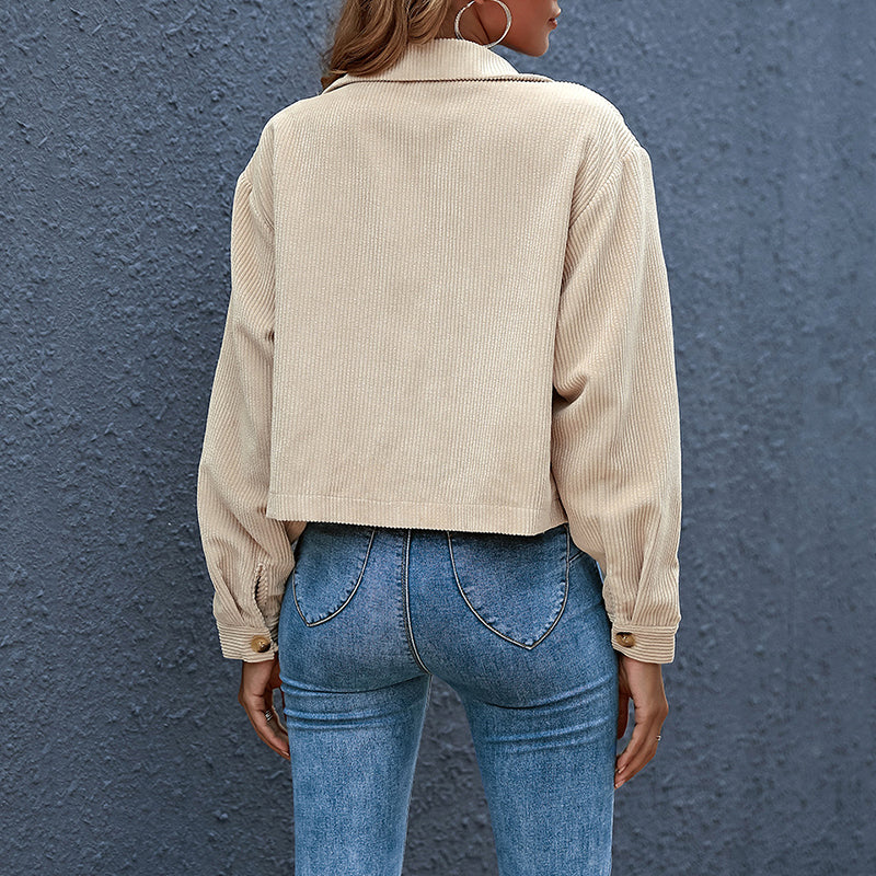 Damen Lassig Übergangsjacke | Knopfverschluss - Image 3