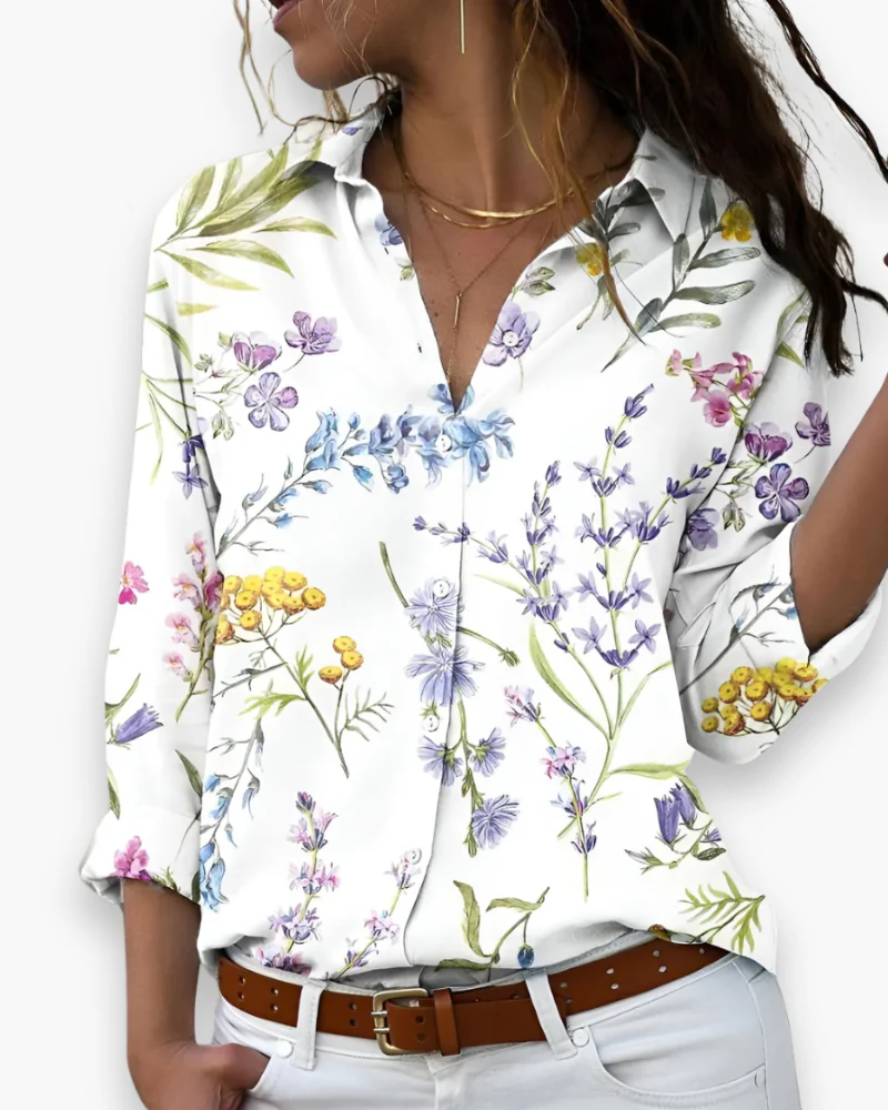 Damen Lässige Druckbluse | Zeitloser Stil - Image 2