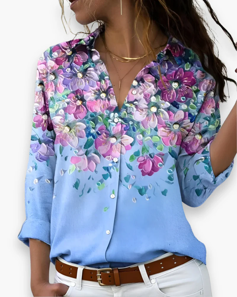 Damen Lässige Druckbluse | Zeitloser Stil - Image 3