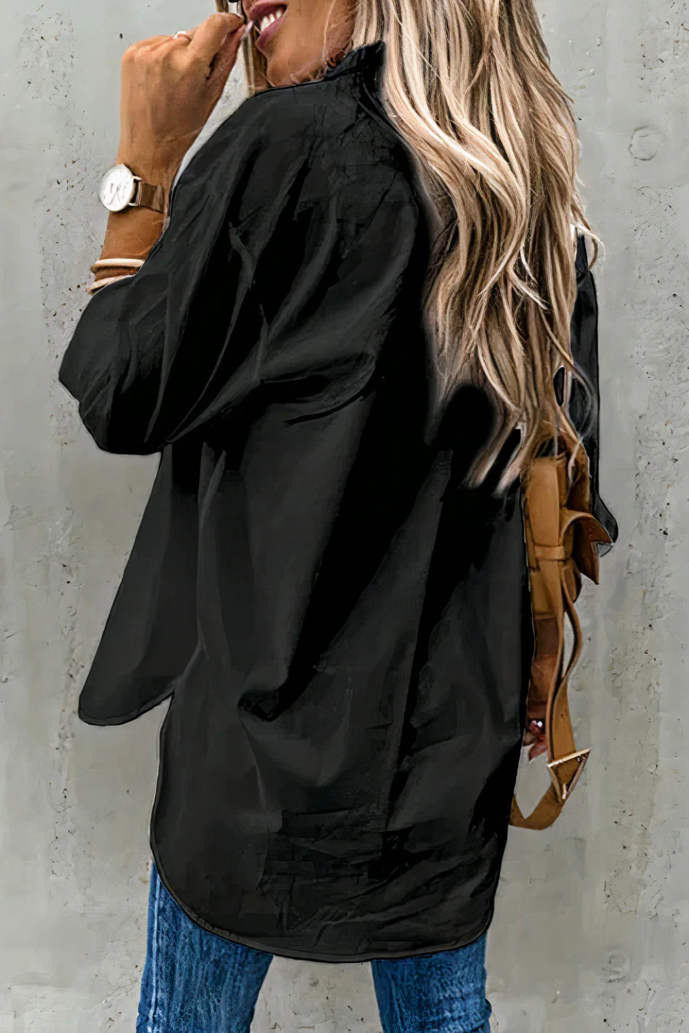 Damen lässige luftige Bluse | Langarm - Image 3