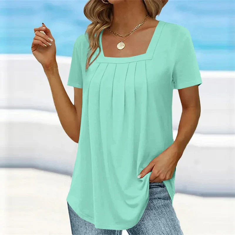 Damen lässige Sommerbluse | Kurzarm - Image 4
