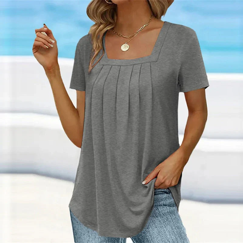 Damen lässige Sommerbluse | Kurzarm - Image 6