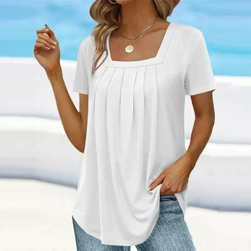 Damen lässige Sommerbluse | Kurzarm - Image 8