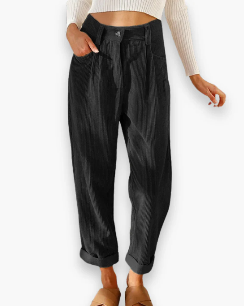 Damen Lässige Stoffhose | Bequeme Passform - Image 6