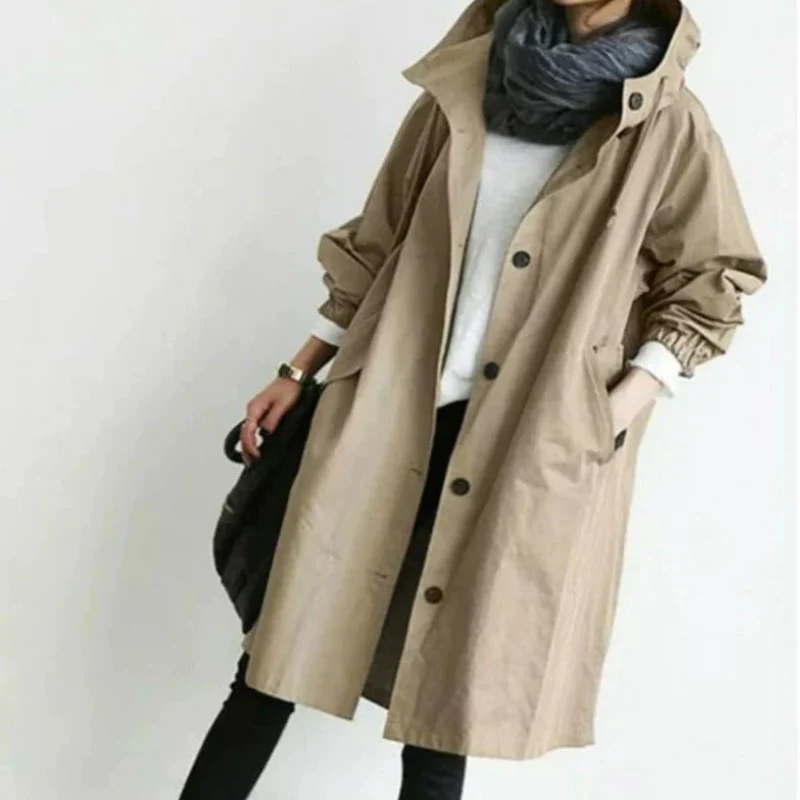 Damen lässiger wasserabweisender Trenchcoat | Wasserdichte - Image 3