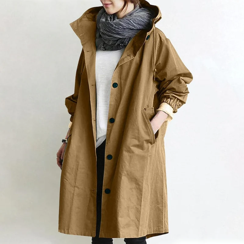 Damen lässiger wasserabweisender Trenchcoat | Wasserdichte - Image 7