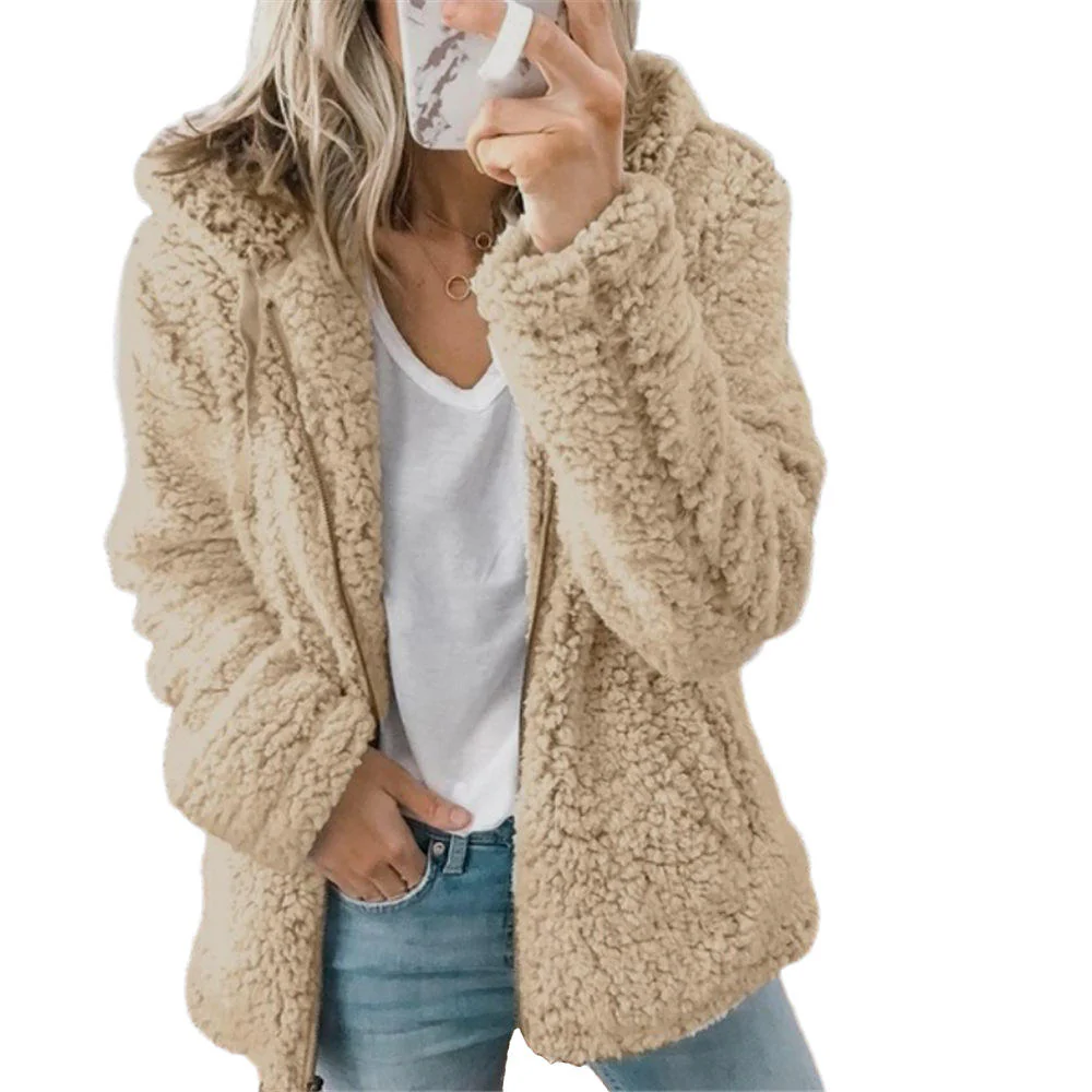 Damen Lässiges Kapuze Jacke | Warme - Image 2