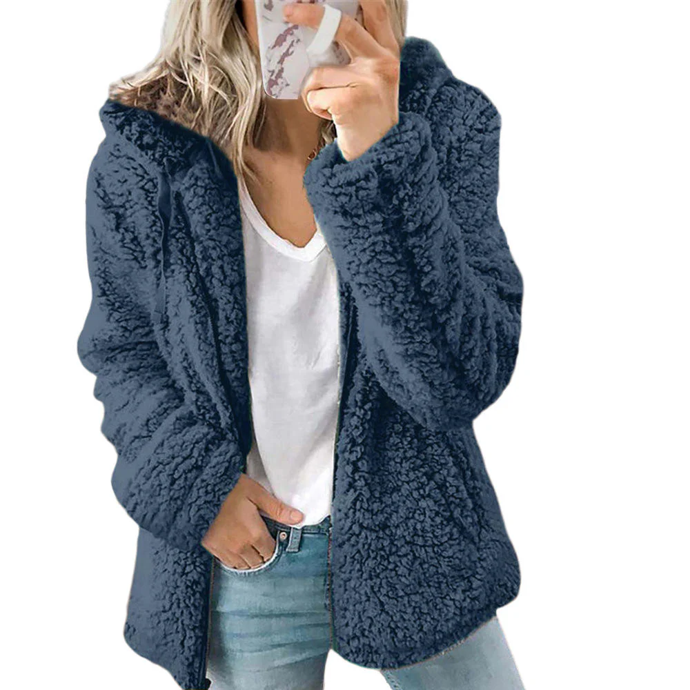 Damen Lässiges Kapuze Jacke | Warme - Image 5