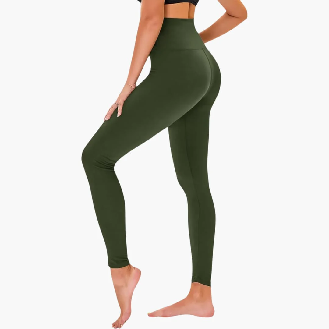 Damen Leggings mit Leopardenmuster und hohem Bund - Image 2