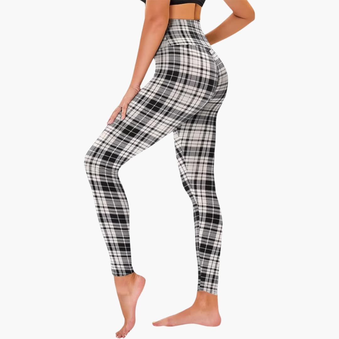 Damen Leggings mit Leopardenmuster und hohem Bund aus Stretchmaterial - Image 6