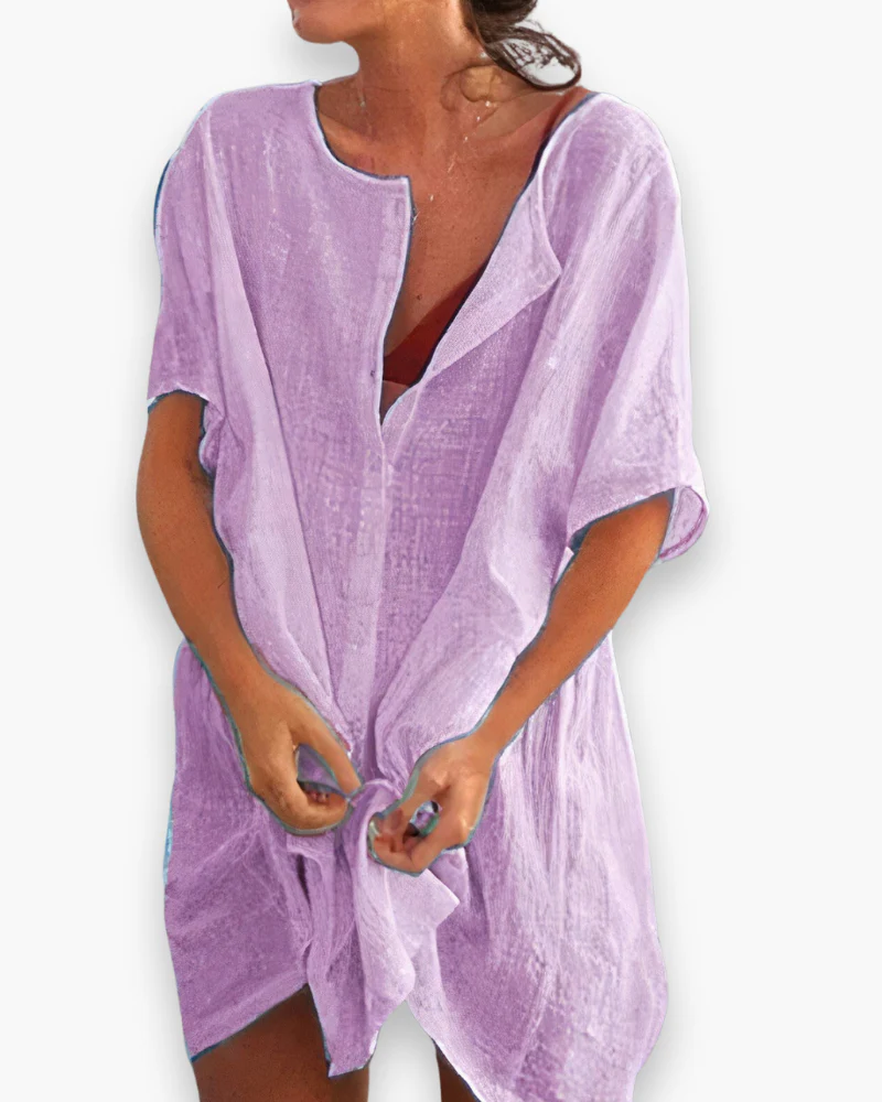 Damen Leichtes Strandkleid | Entspannt - Image 6