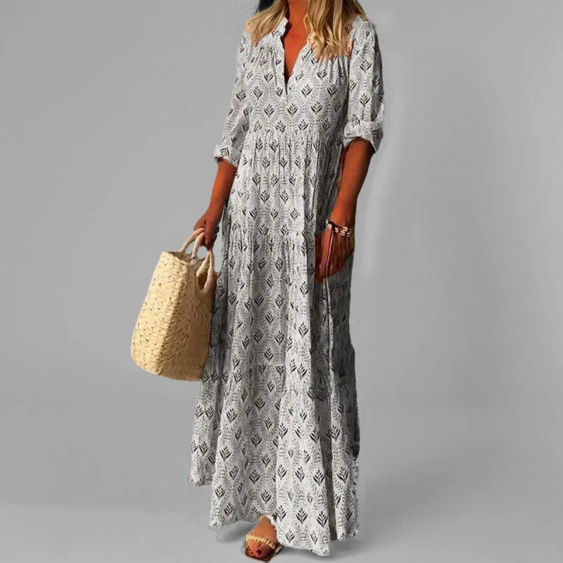 Damen lockeres bequemes langes Kleid | Maxi - Image 2