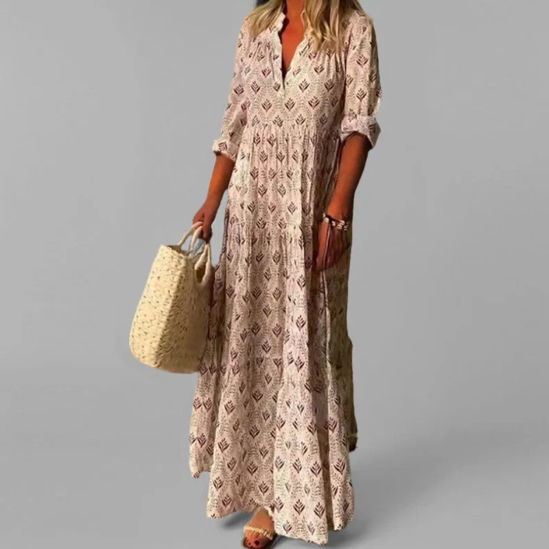 Damen lockeres bequemes langes Kleid | Maxi - Image 4