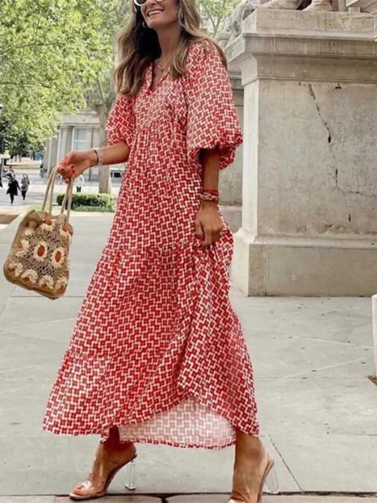 Damen lockeres luftiges Sommerkleid | Maxi - Image 2