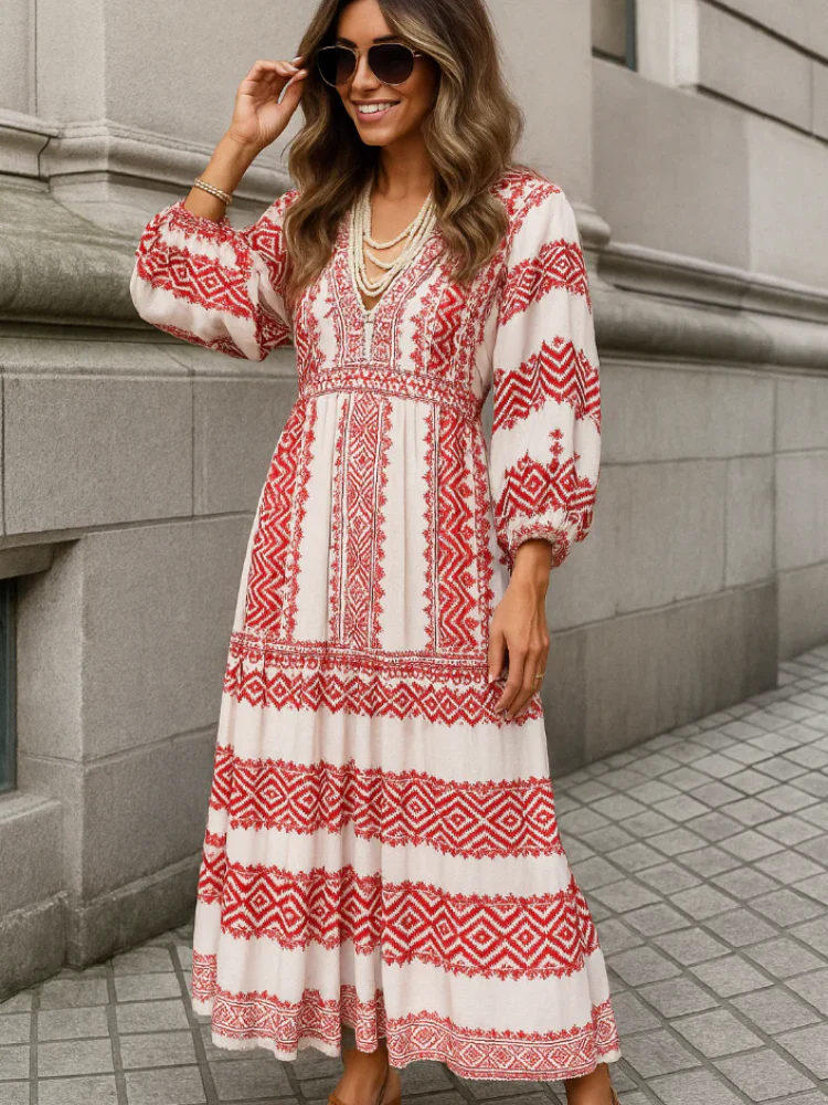 Damen lockeres luftiges Sommerkleid | Maxi - Image 6