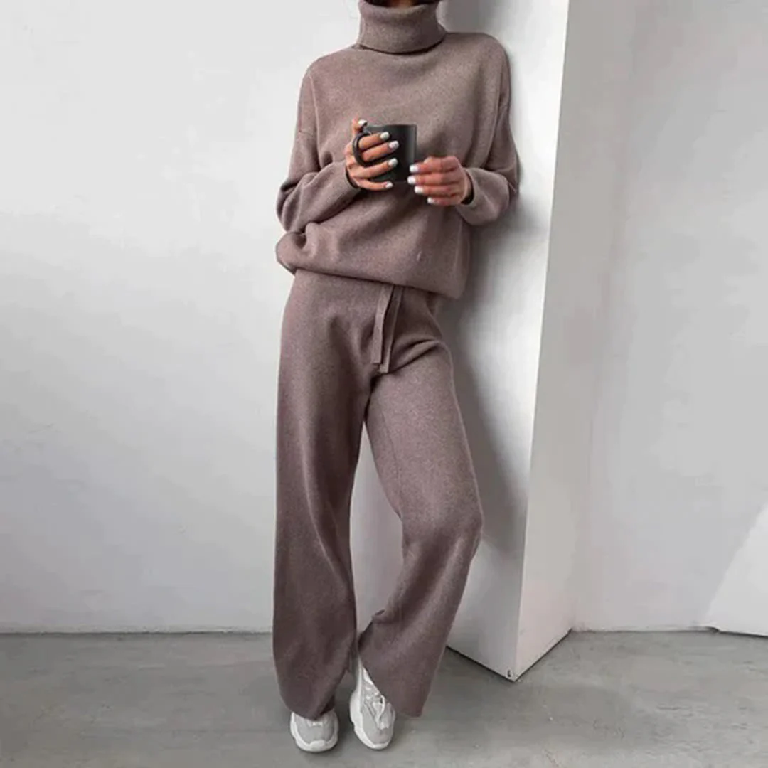 Damen Lounge-Set | Oberteil und Hose mit klarer Form - Image 4