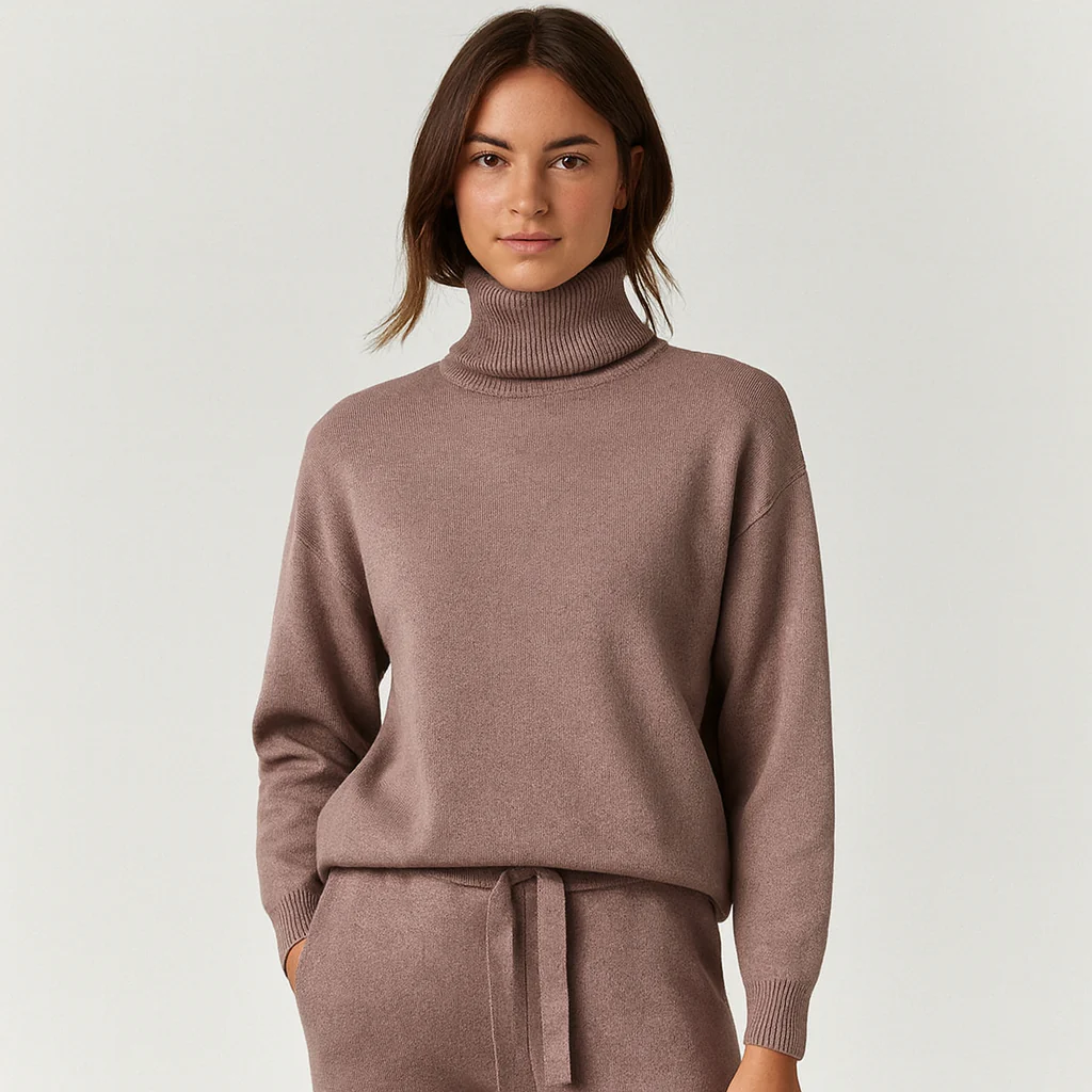 Damen Lounge-Set | Oberteil und Hose mit klarer Form - Image 5
