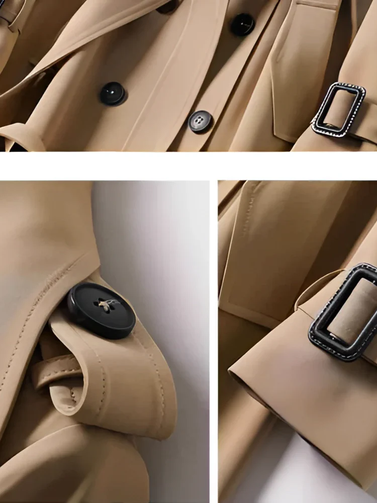 Damen luxuriöser klassischer Trenchcoat | Herbst - Image 2