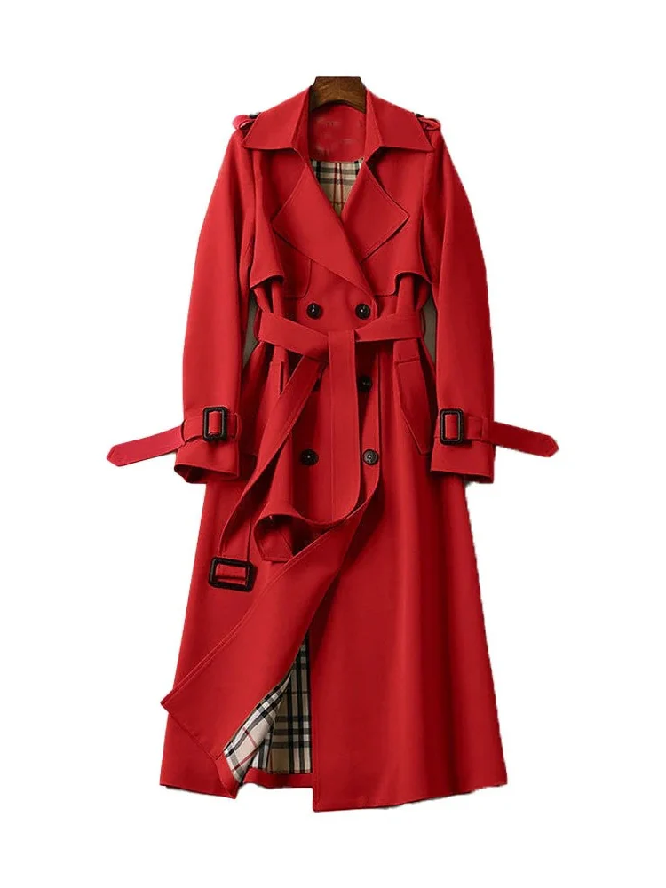 Damen luxuriöser klassischer Trenchcoat | Herbst - Image 5