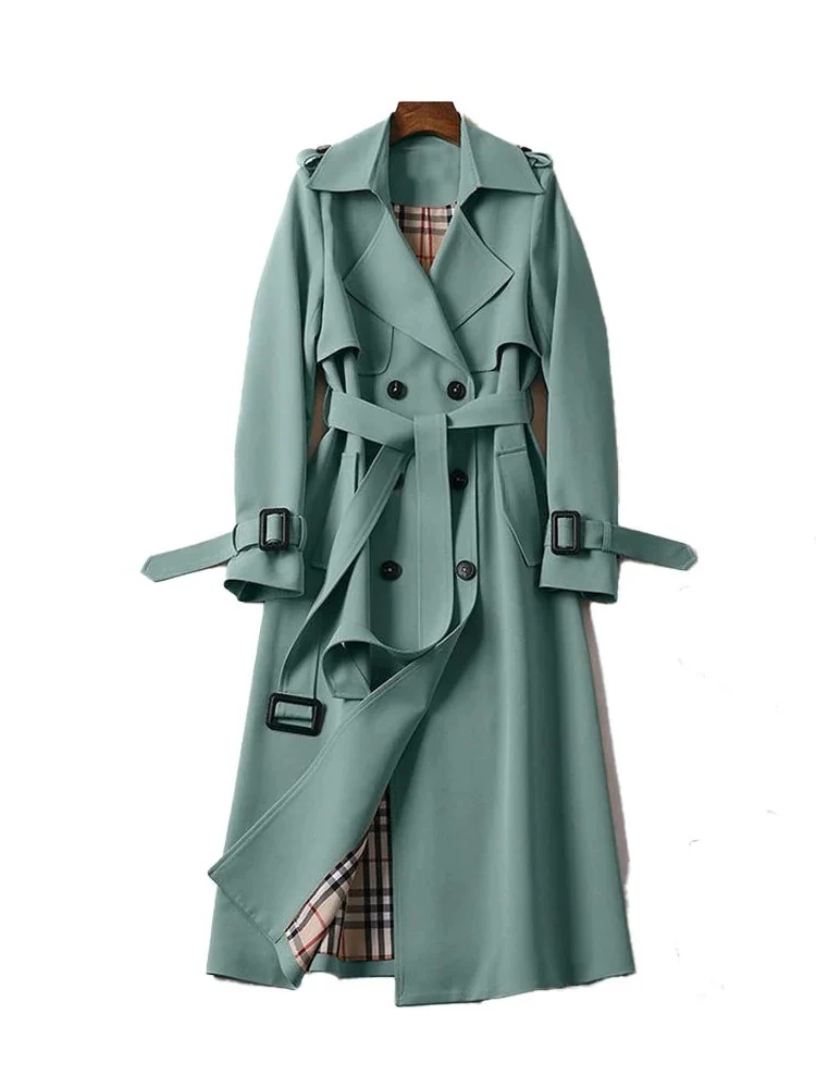 Damen luxuriöser klassischer Trenchcoat | Herbst - Image 6